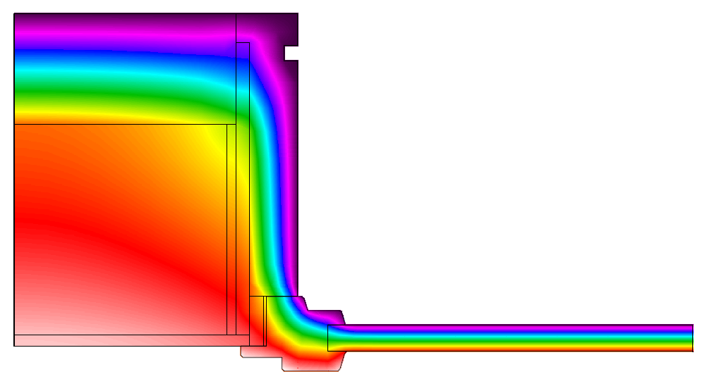 Termografia Sezione verticale Monoblocco