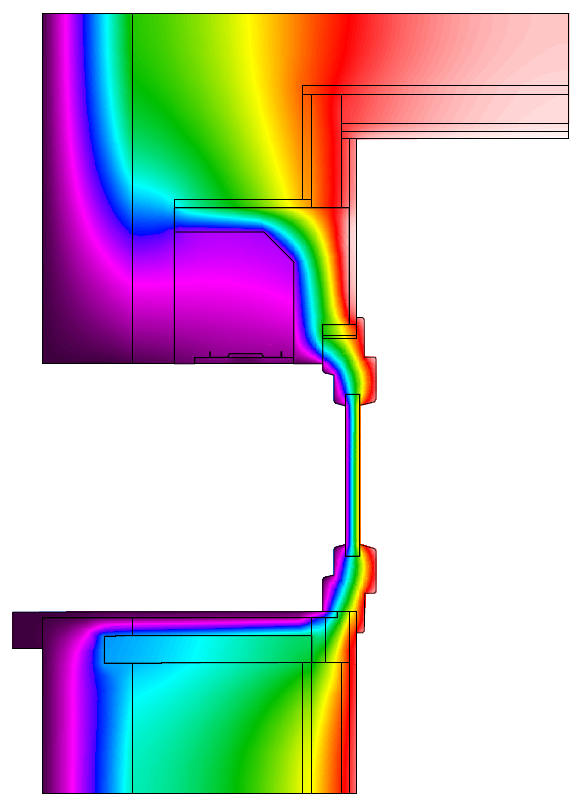 Termografia Sezione orizzontale Monoblocco