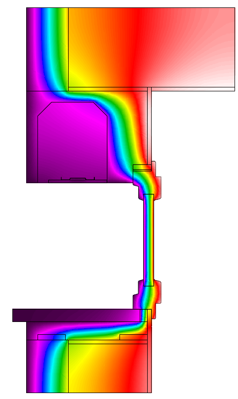 Termografia Sezione orizzontale Monoblocco