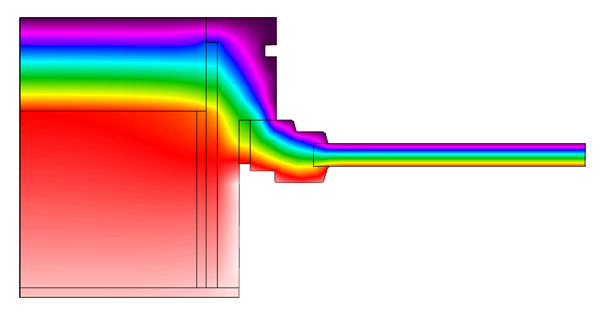 Termografia Sezione verticale Monoblocco