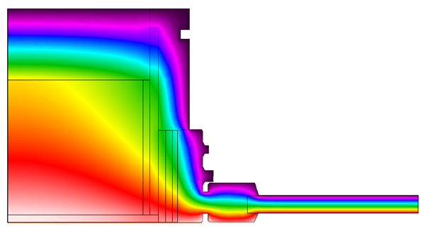 Termografia Sezione verticale Monoblocco