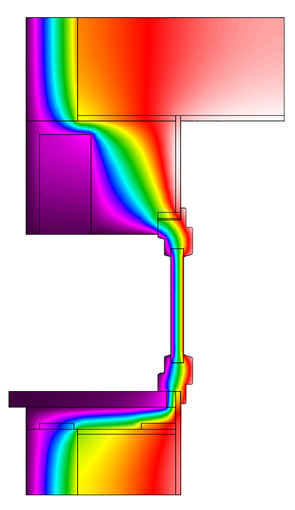 Termografia Sezione orizzontale Monoblocco