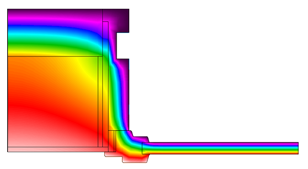 Termografia Sezione verticale Monoblocco