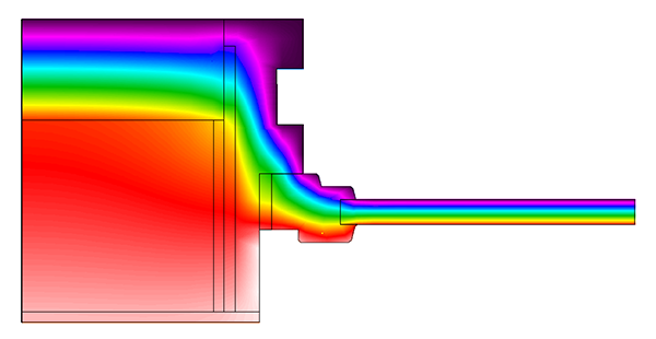 Termografia Sezione verticale Monoblocco