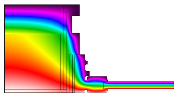 Termografia Sezione verticale Monoblocco