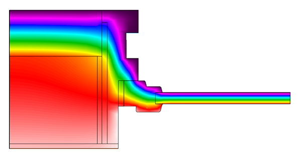 Termografia Sezione verticale Monoblocco