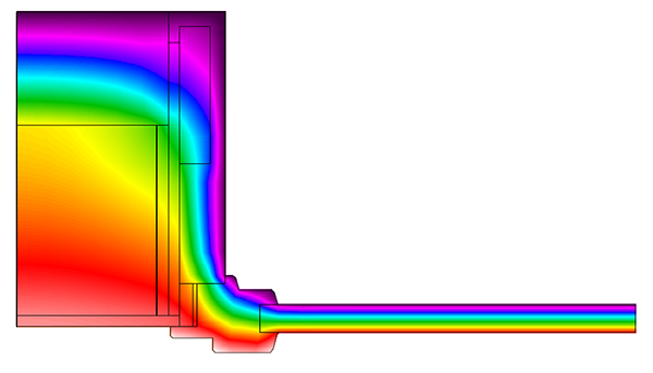 Termografia Sezione verticale Monoblocco