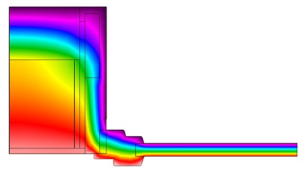 Termografia Sezione verticale Monoblocco