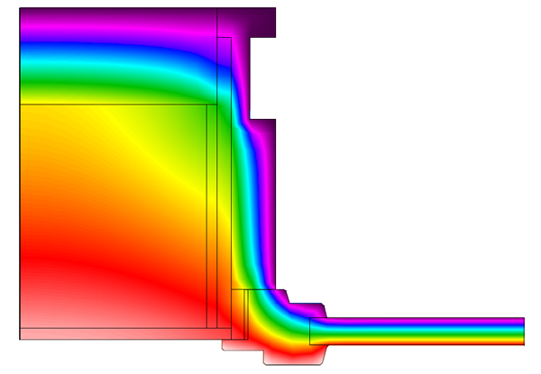 Termografia Sezione verticale Monoblocco